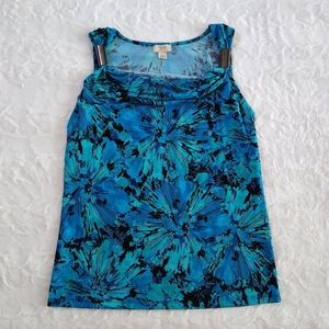 Yvos Floral Print Top